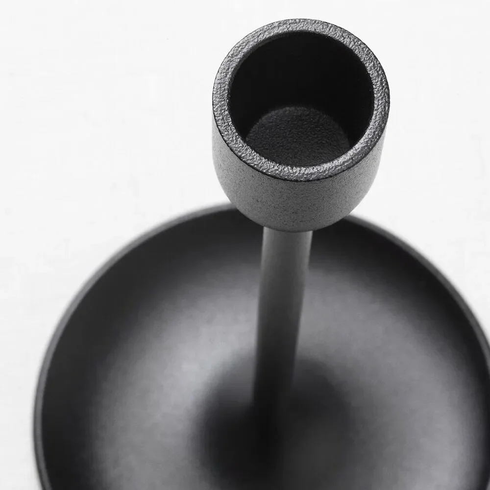 IKEA Fulltalig Candlestick Holder Set of 3 NEW Black Metal 403.421.34